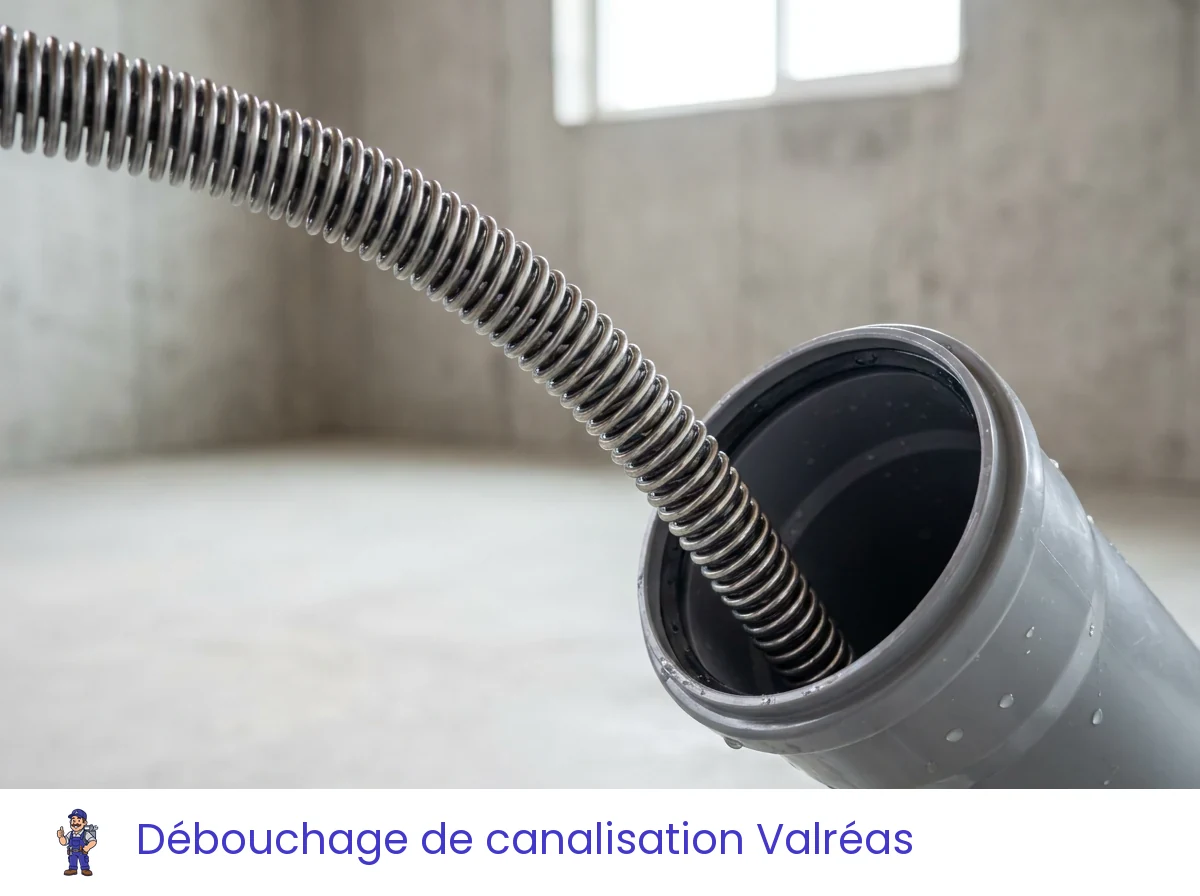 Débouchage de canalisation à Valréas