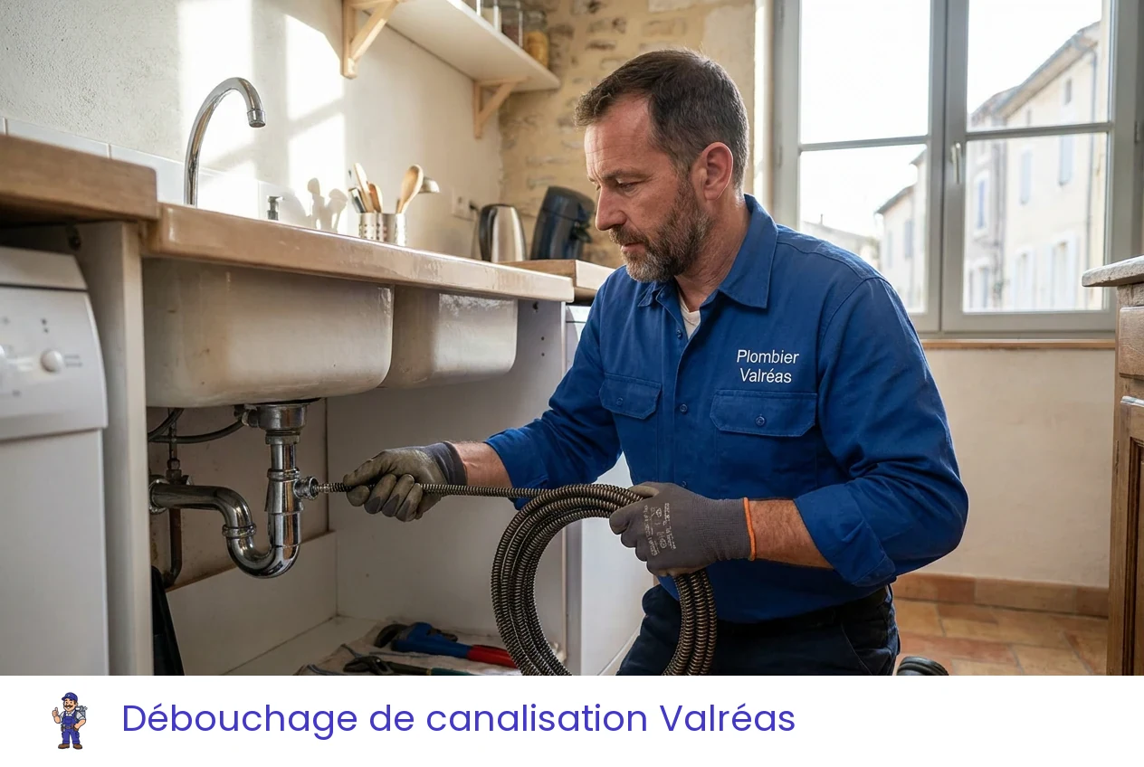 Débouchage de canalisation à Valréas