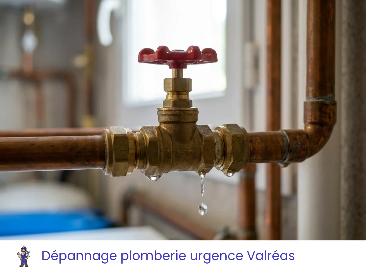 Dépannage plomberie urgence à Valréas