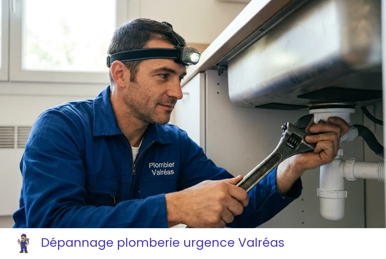 Dépannage plomberie urgence à Valréas