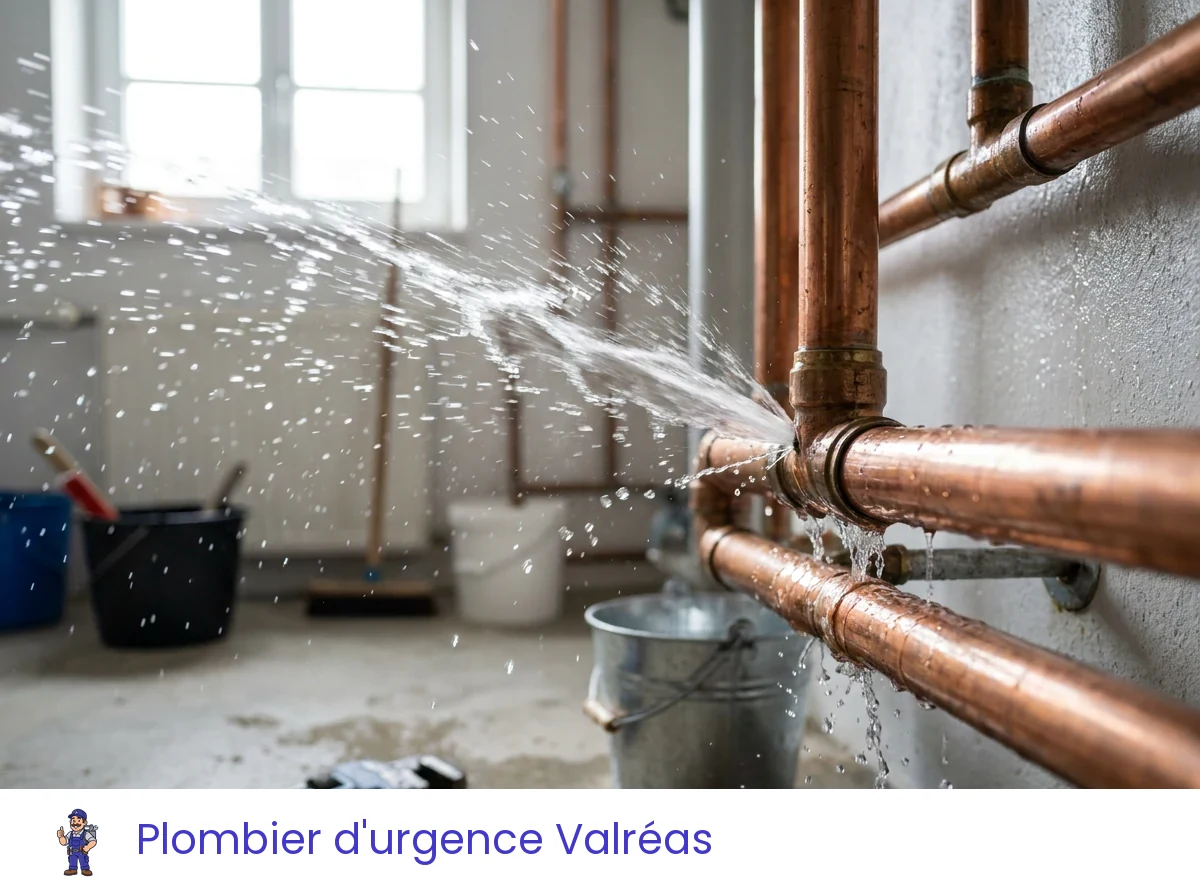 Plombier d'urgence à Valréas