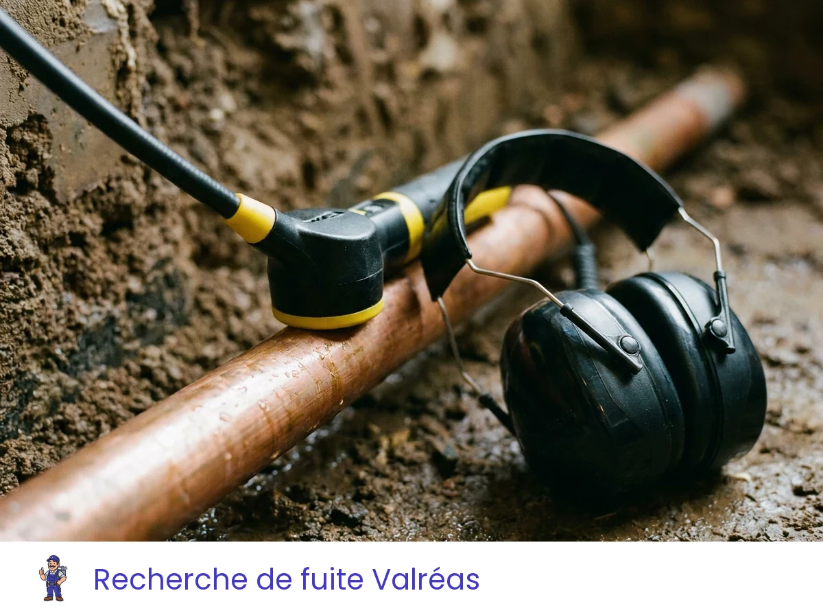 Recherche de fuite à Valréas