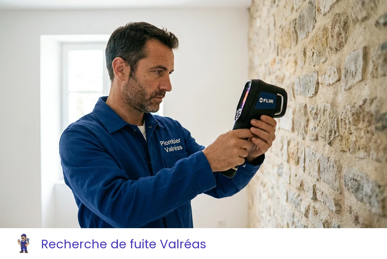 Recherche de fuite à Valréas