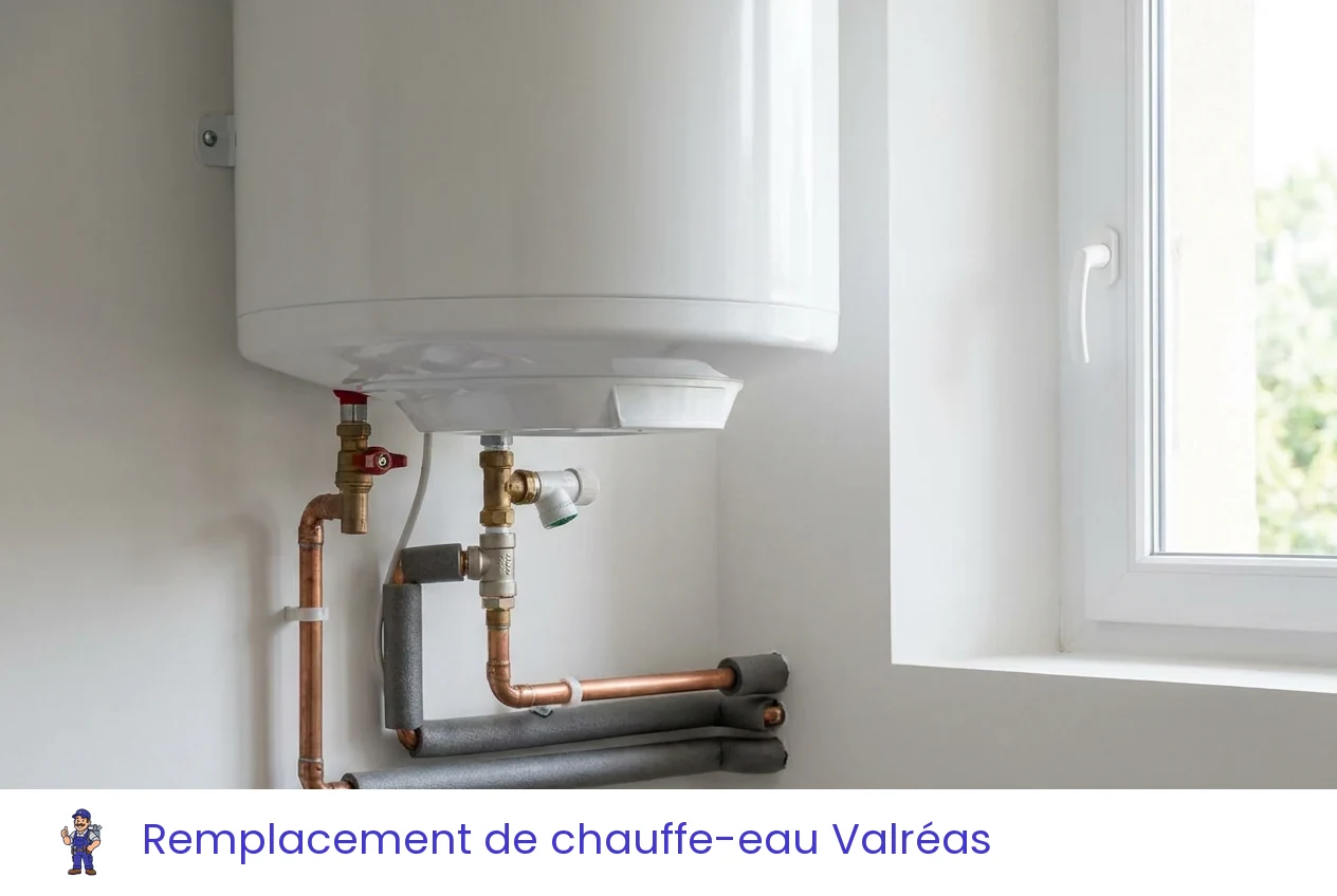 Remplacement de chauffe-eau à Valréas