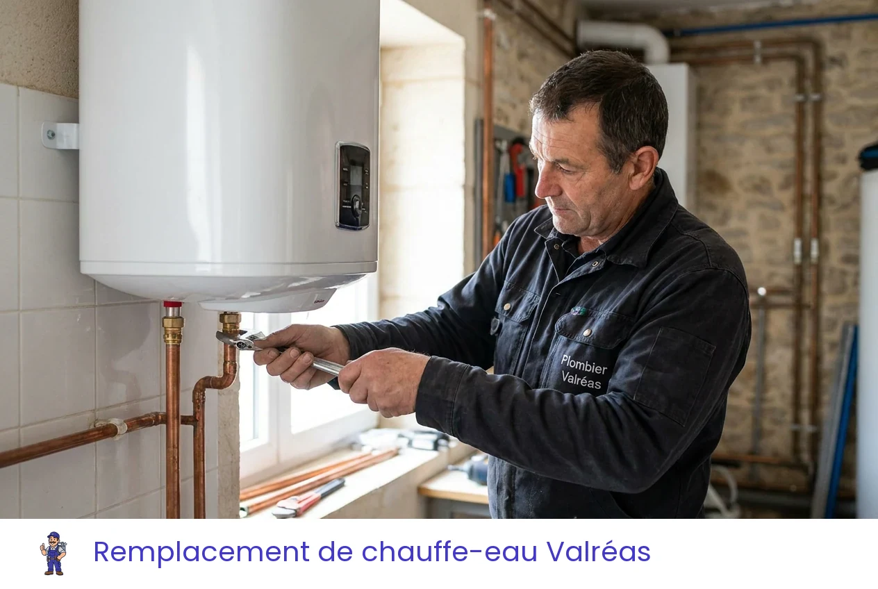 Remplacement de chauffe-eau à Valréas