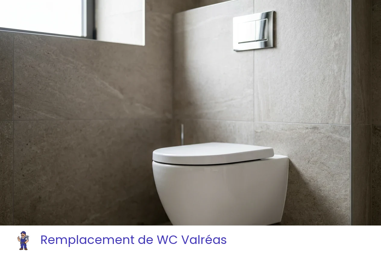 Remplacement de WC à Valréas