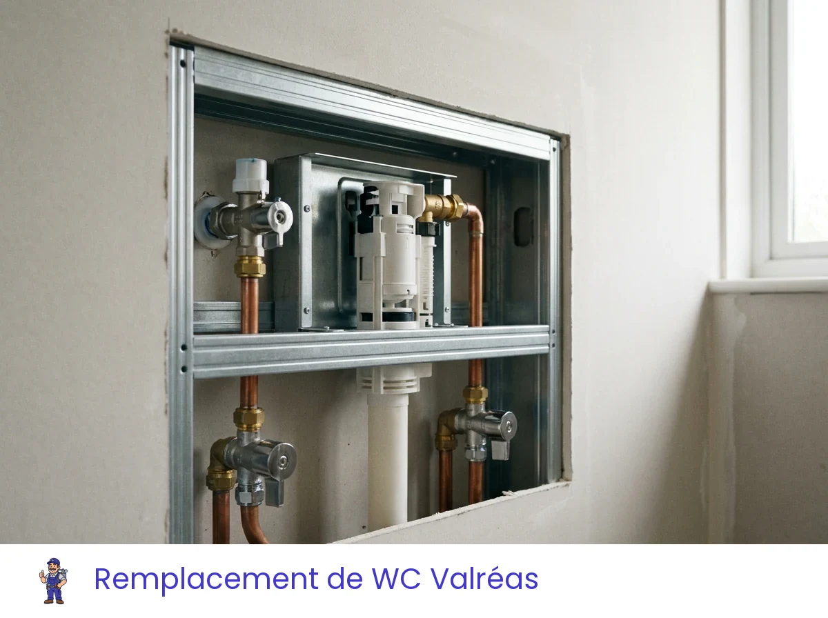 Remplacement de WC à Valréas